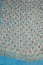Grey Pure Georgette Banarasi Brush Dye Dupatta PD1B1AL426090403