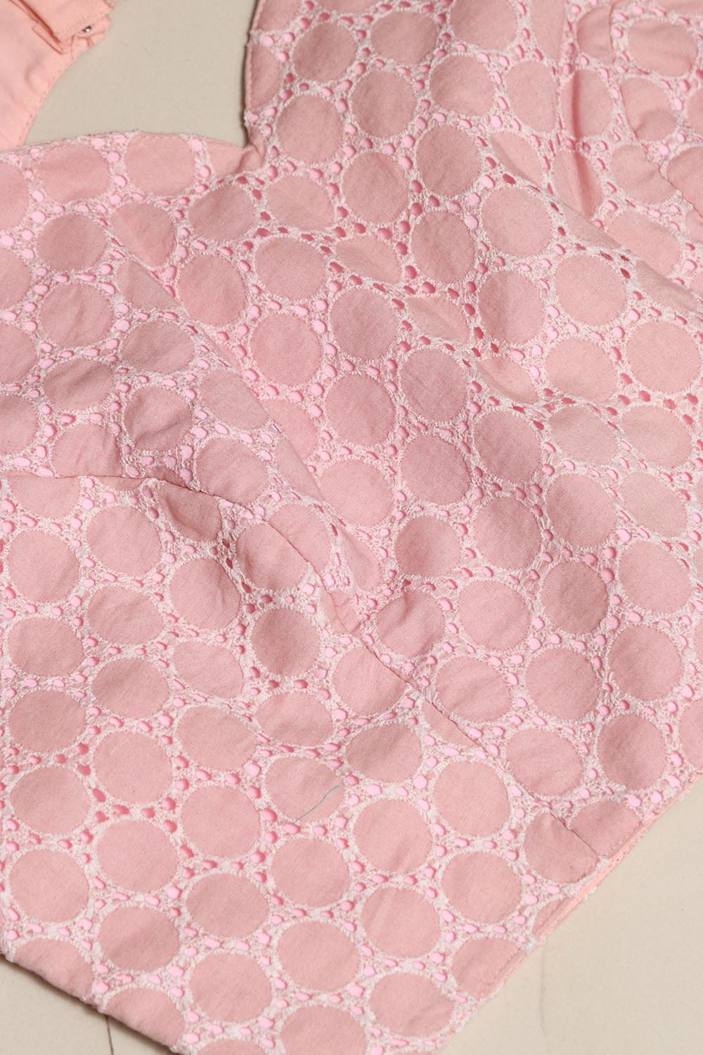 Stylish Pink Chikankari Cotton Non Padded Blouse - Luxurion World