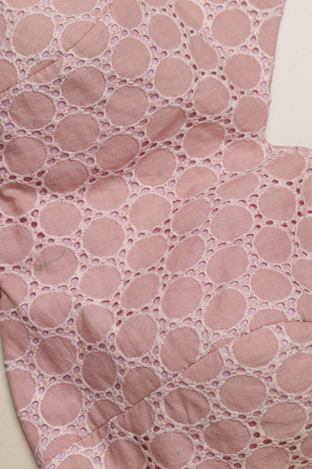 Pink Chikankari Cotton V Neck Padded Blouse - Luxurion World