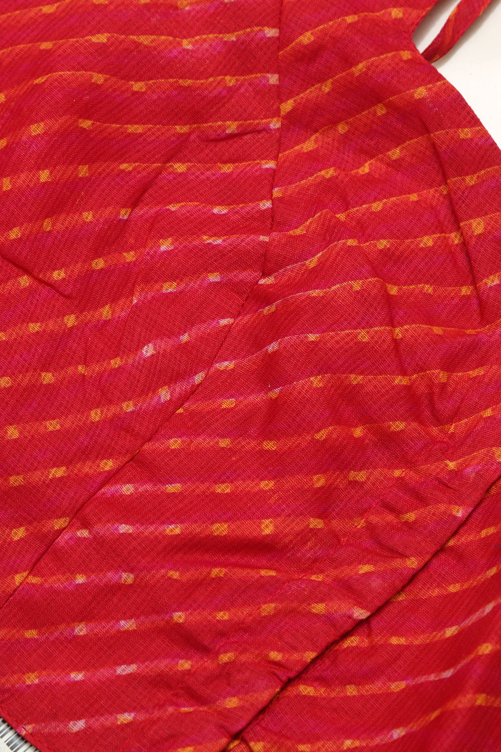 Stylish Red Kota Stripe Design Blouse - Luxurion World