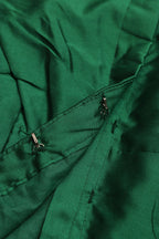 Elegant Green Plain Silk Non Padded Blouse With Banarasi Border - Luxurion World