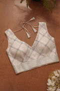 White Trendy Georgette Blouse - Luxurion World