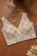 White Trendy Georgette Blouse - Luxurion World