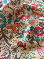 Multicolor Digital Printed Tussar Silk Non Padded Blouse - Luxurion World