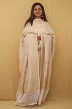 Dyeable Banarasi Handloom Pure Georgette Dupatta - Luxurion World