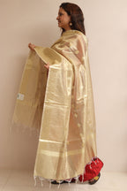 Dyeable Banarasi Tissue Silk Dupatta - Luxurion World