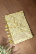 Vibrant Yellow Banarasi Silk Dupatta: Essential Accessory - Luxurion World