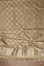 Soft and Elegant Pastel Banarasi Silk Dupatta - Luxurion World