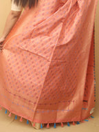 Pink Banarasi Silk Bandhani Design Dupatta - Luxurion World