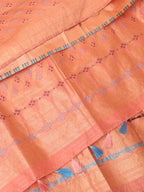 Pink Banarasi Silk Bandhani Design Dupatta - Luxurion World