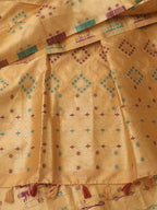 Pastel Banarasi Silk Bandhani Design Dupatta - Luxurion World