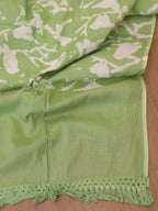 Green Batik Cotton Dupatta - Luxurion World