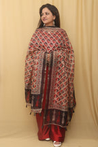 Vibrant Multicolor Block Printed Chanderi Silk Dupatta: A Perfect Accessory for Every Outfit - Luxurion World