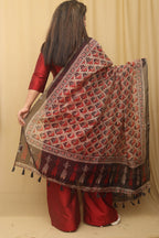 Vibrant Multicolor Block Printed Chanderi Silk Dupatta: A Perfect Accessory for Every Outfit - Luxurion World