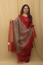 Vibrant Multicolor Block Printed Chanderi Silk Dupatta: A Timeless Fashion Statement - Luxurion World