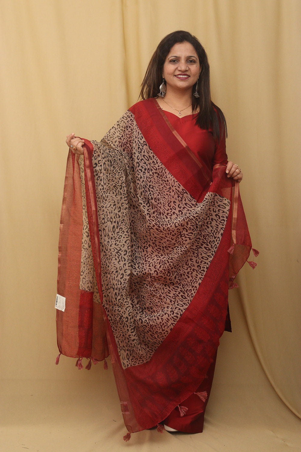 Vibrant Multicolor Block Printed Chanderi Silk Dupatta: A Timeless Fashion Statement - Luxurion World