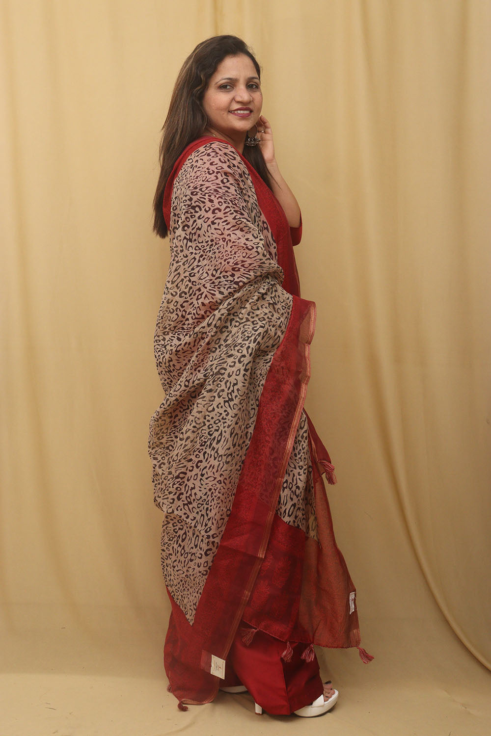 Vibrant Multicolor Block Printed Chanderi Silk Dupatta: A Timeless Fashion Statement - Luxurion World