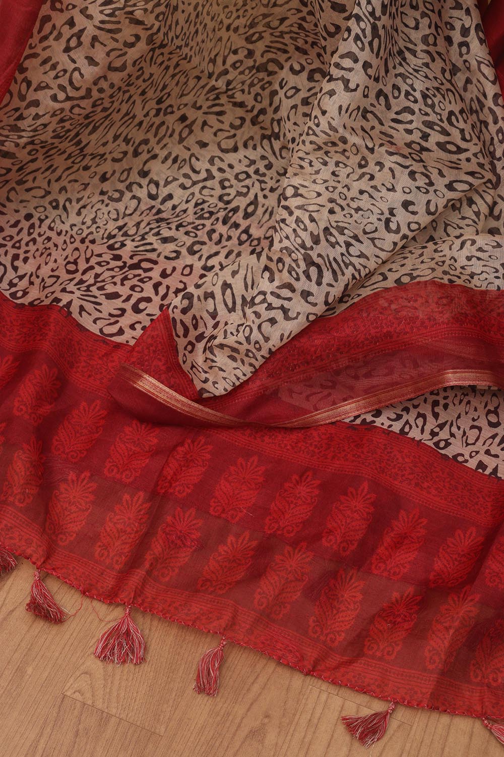 Vibrant Multicolor Block Printed Chanderi Silk Dupatta: A Timeless Fashion Statement - Luxurion World