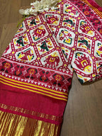 Stunning Pink Digital Printed Patola Design Modal Silk Dupatta - Luxurion World- Crafted Heirlooms