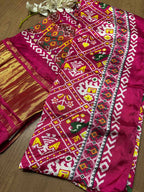 Stunning Pink Digital Printed Patola Design Modal Silk Dupatta - Luxurion World- Crafted Heirlooms