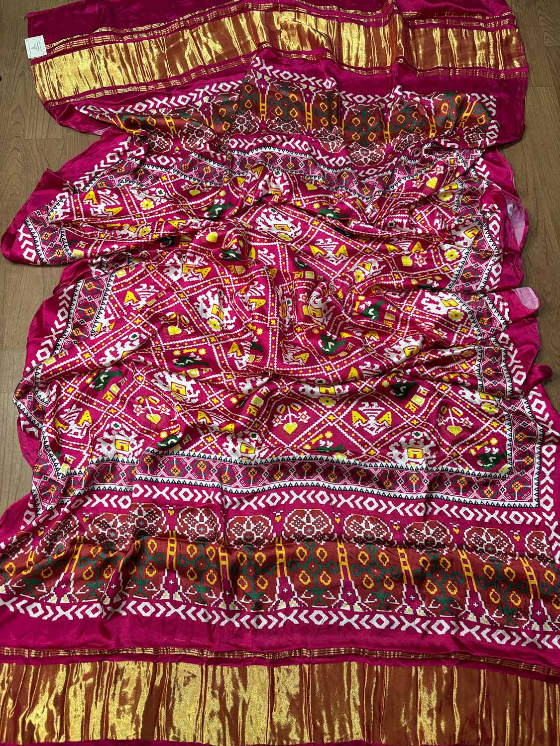 Stunning Pink Digital Printed Patola Design Modal Silk Dupatta - Luxurion World- Crafted Heirlooms