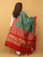 Green Patola Silk Dupatta - Luxurion World