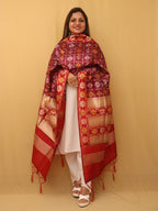Purple Patola Silk Dupatta - Luxurion World