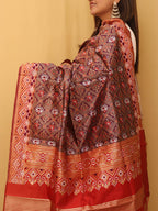 Elegant Purple Silk Dupatta for Women - Luxurion World