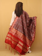 Elegant Purple Silk Dupatta for Women - Luxurion World