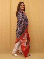 Blue Patola Silk Dupatta - Luxurion World