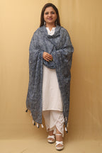 Blue Tie And Dye Cotton Dupatta - Luxurion World