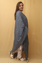 Blue Tie And Dye Cotton Dupatta - Luxurion World