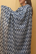 Blue Tie And Dye Cotton Dupatta - Luxurion World