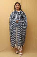 Blue Tie And Dye Cotton Dupatta - Luxurion World
