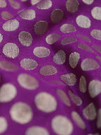 Stunning Banarasi Silk Fabric with Booti Design - 2.5 Mtr - Luxurion World