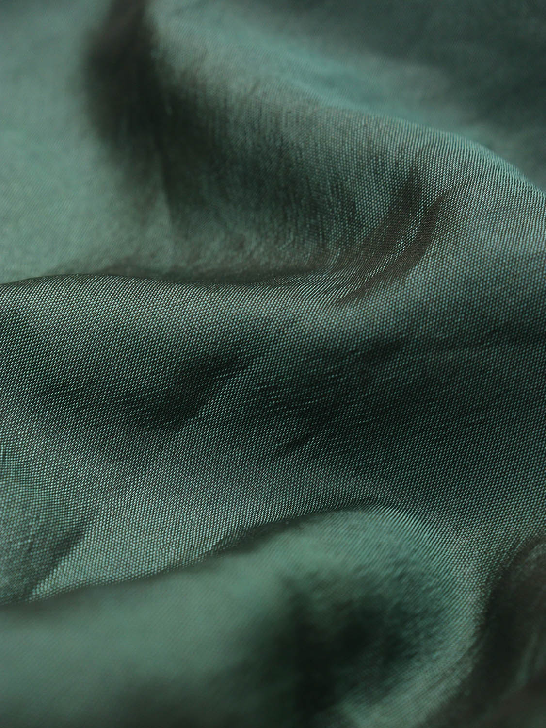Green Banarasi Cotton Silk Fabric - Luxurious 1 Mtr Length - Luxurion World