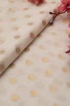Dyeable Banarasi Chanderi Silk Fabric ( 1 Mtr ) - Luxurion World