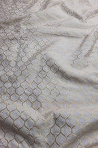 Pastel Pink Banarasi Silk Fabric ( 1 Mtr ) - Luxurion World