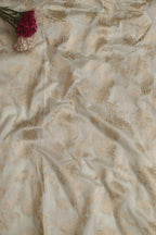 Dyeable Banarasi Handloom Pure Silk Fabric ( 1 Mtr ) - Luxurion World