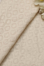 Dyeable Banarasi Pure Cotton Fabric ( 1 Mtr ) - Luxurion World