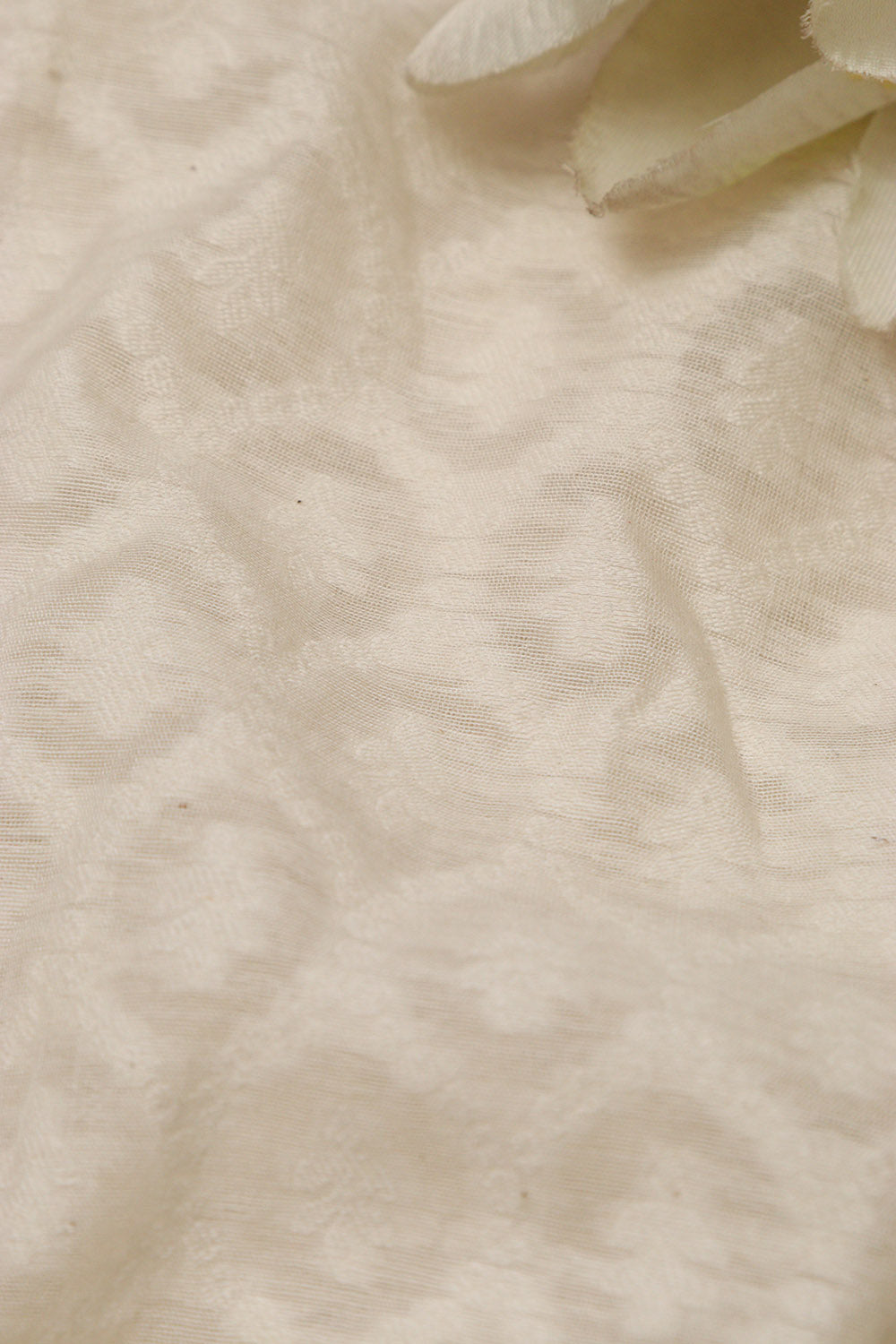Dyeable Banarasi Pure Cotton Fabric ( 1 Mtr ) - Luxurion World