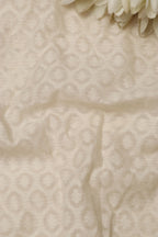 Dyeable Banarasi Pure Cotton Fabric ( 1 Mtr ) - Luxurion World