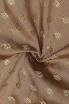 Pastel Banarasi Silk Small Booti Design Fabric ( 1 Mtr ) - Luxurion World
