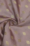 Pastel Purple Banarasi Silk Small Booti Design Fabric ( 1 Mtr ) - Luxurion World
