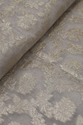 Dyeable Banarasi Chanderi Silk Fabric - 1 Mtr - Luxurion World