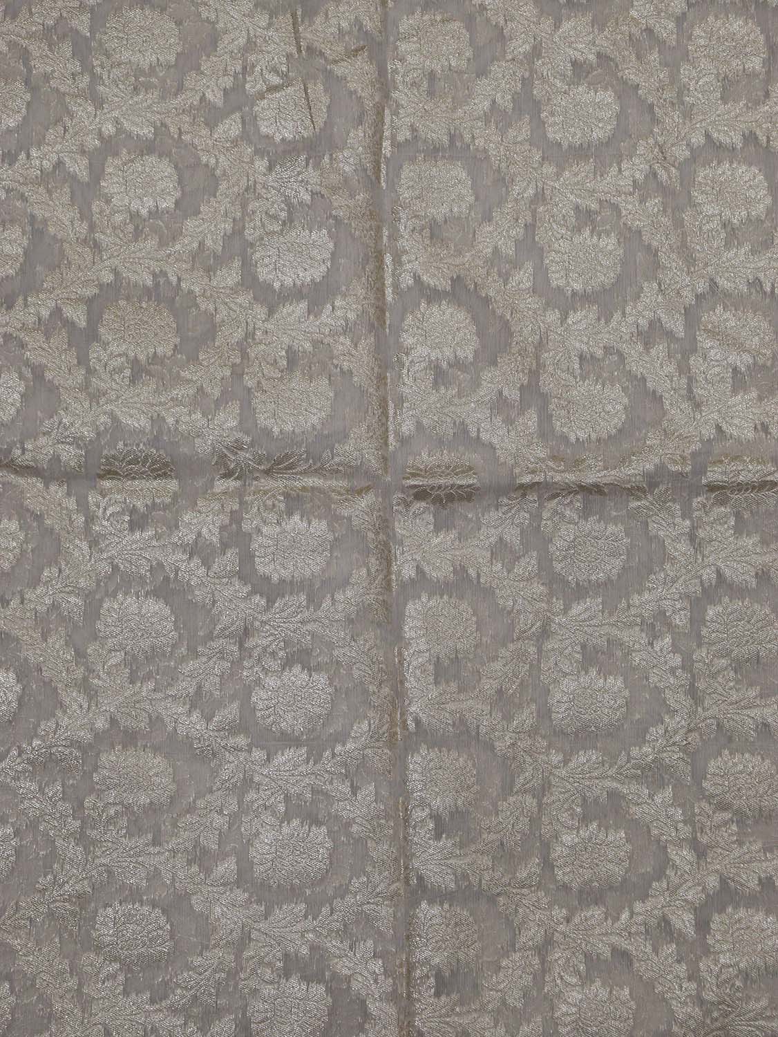 Dyeable Banarasi Chanderi Silk Fabric - 1 Mtr - Luxurion World