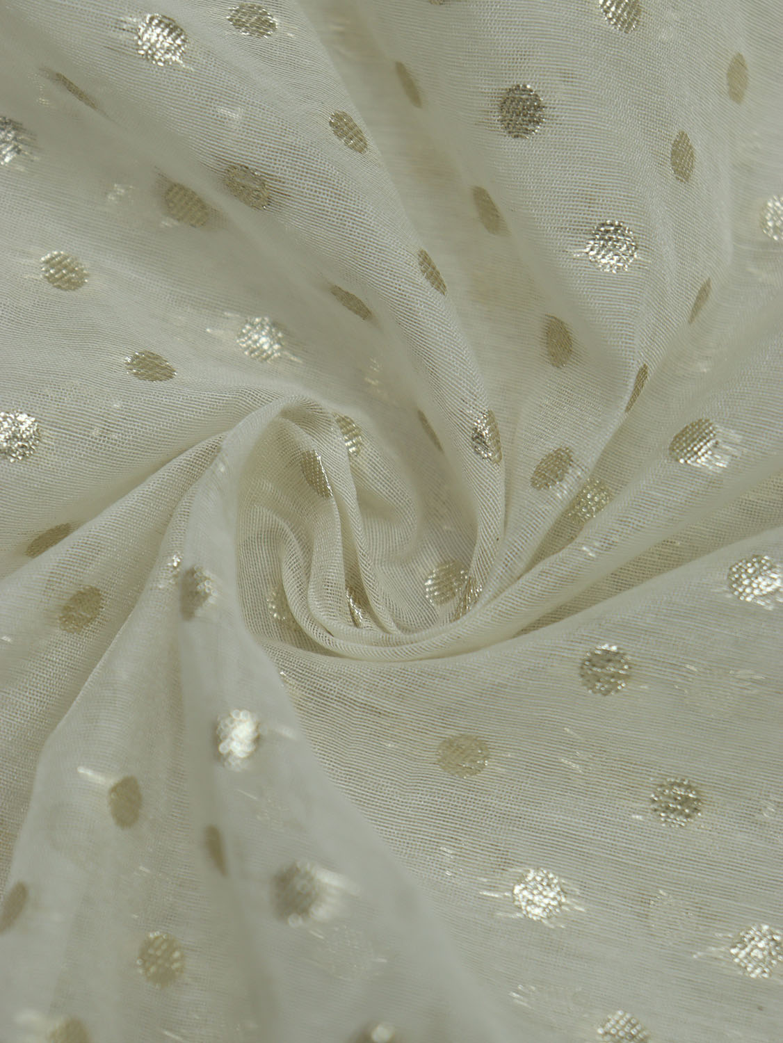 Dyeable Banarasi Chanderi Silk Fabric ( 1 Mtr ) - Luxurion World