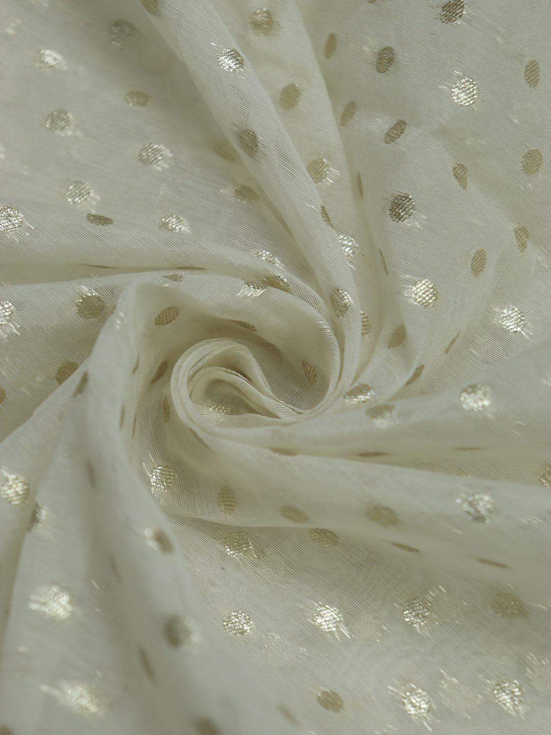 Dyeable Banarasi Chanderi Silk Fabric ( 1 Mtr ) - Luxurion World