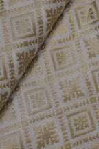 Dazzling Dyeable Banarasi Silk Fabric - 1 Mtr - Luxurion World
