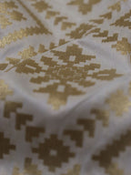 Dazzling Dyeable Banarasi Silk Fabric - 1 Mtr - Luxurion World